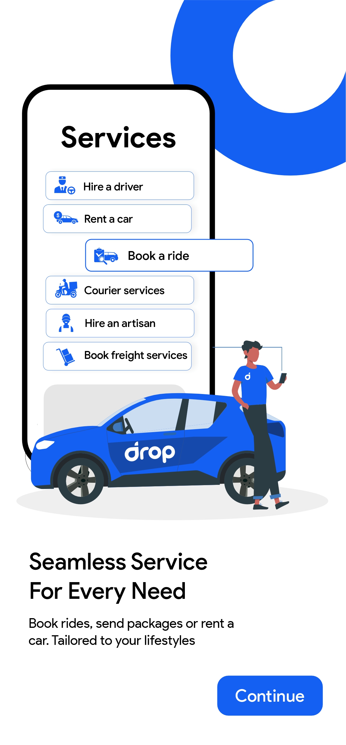 Drop App UI 2